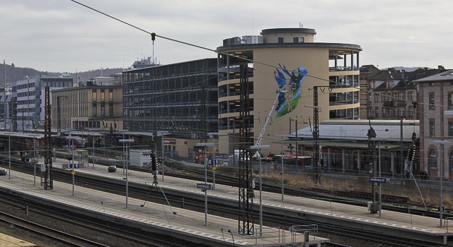 Mural at Central Station, Aschaffenburg